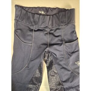Fair Play Womens Equestrian Riding Breeches Navy Blue Sz L Film Grip